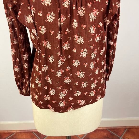 Madewell Ladder-Trim Ruffle Top in Homestead Bouquet - Picture 5 of 8